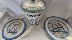Vintage Louisville Stoneware Cookie Jar