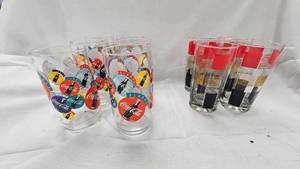 Coca Cola Glasses and Vintage Glasses