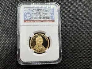 lot 26 image: Ninth President William H. Harrison 2009 S PF69 Ultra Cameo