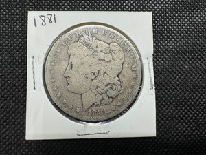 lot 4 image: 1881 Morgan Silver Dollar
