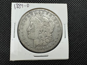 lot 14 image: 1889-O Morgan Silver Dollar