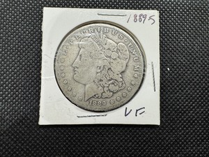 lot 15 image: 1889-S Morgan Silver Dollar Marked VF when purchased