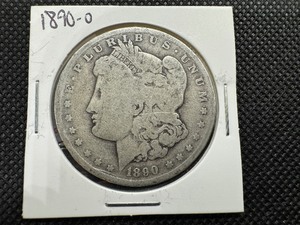 lot 16 image: 1890-O Morgan Silver Dollar