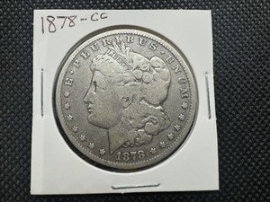 lot 1 image: 1878 CC Morgan Silver Dollar