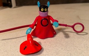 lot 24 image: Vintage 1983 He-man Masters of the Universe Figure MOTU Mattel Orko Rare Toy Boy