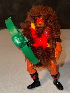 lot 28 image: 1985 MOTU He-Man Vintage Masters of the universe Grizzlor with Weapon and Armor COMPLETE 