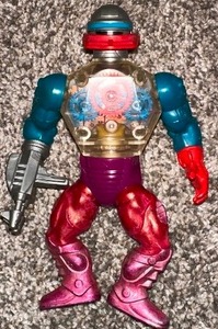 lot 32 image: Vintage 1984 MOTU Masters of the Universe Roboto Mechanical He Man Mattel