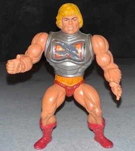 lot 33 image: Vintage 1983 MOTU Masters Of The Universe Battle Armor He Man Figure