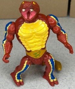 lot 39 image: Vintage 1980s Masters of the Universe Rattlor Action Figure - Snake Men MOTU