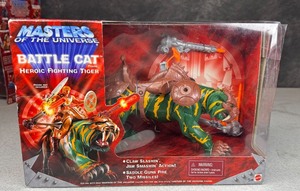 lot 6 image: Vintage MOTU, Master Of The Universe, battle cat heroic fighting tiger Mattel new inbox 2001