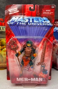 lot 7 image: Vintage Master of the universe, Motu, 2000 BRAND NEW Mer-Man Ocean WARLORD  Mattel