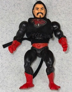 lot 49 image: RARE 80s Vintage ninja Master of the universe, figure MOTU He-Man HARD HEAD COMPLETE WITH CLOTHING