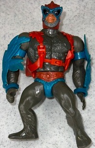 lot 62 image: Vintage 1981 80s He-Man MOTU Masters Of The Universe Original Series Stratos Action Figure Complete Rare