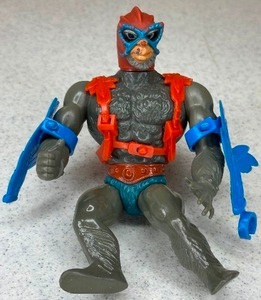lot 65 image: Vintage 1981 80s He-Man MOTU Masters Of The Universe Original Series Stratos Action Figure Complete Rare #2