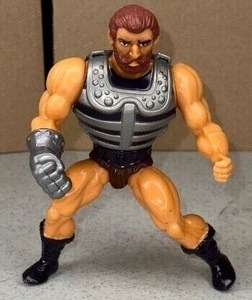 lot 66 image: 1984 Masters Of The Universe MOTU Vintage Fisto Vintage Action Figure COMPLETE