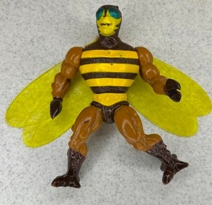 lot 96 image: Vintage Buzz off He-Man Masters of the Universe action figure 1983 Bee Original