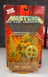 lot 116 image: VINTAGE Masters of the universe he-man action figure 2001 BRAND NEW  #54912