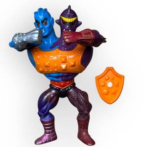 lot 90 image: 1980 VINTAGE Masters of the Universe Masterverse Two-Bad Action Figure COMPLETE