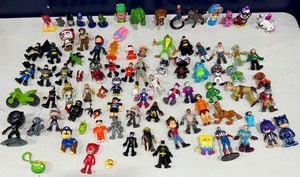 lot 136 image: Lot of  Mixed Action Figures  Batman, Marvel, DC, Disney & More