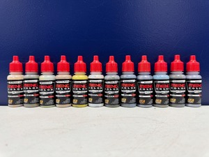 lot 15 image: Lot of 14 Meng Color AK Interactive Model Paints  Acrylic, 17ml Bottles