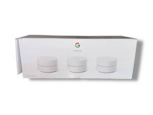 lot 187 image: Google WiFi Mesh System 3-Pack  Whole Home Coverage, Model AC1200 -1