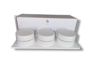 lot 189 image: Google WiFi Mesh System 3-Pack  Whole Home Coverage, Model AC1200 - 3