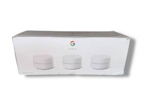 lot 190 image: Google WiFi Mesh System 3-Pack  Whole Home Coverage, Model AC1200 -4