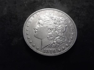 1879 O Morgan Silver Dollar