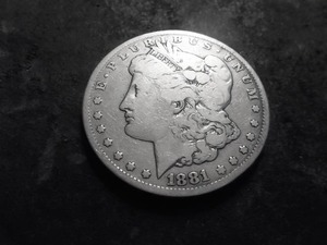 1881 CC Morgan Silver Dollar