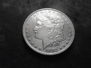 1882 O Morgan Silver Dollar