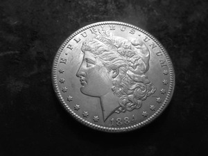 1884 CC Morgan Silver Dollar