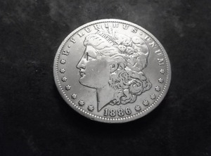 1886 O Morgan Silver Dollar