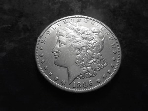 1886 S Morgan Silver Dollar