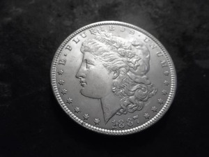 1887 Morgan Silver Dollar