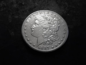 1887 S Morgan Silver Dollar