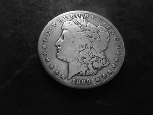 1889 CC Morgan Silver Dollar