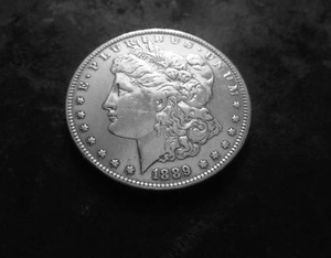 1889 O Morgan Silver Dollar