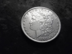 1890 Morgan Silver Dollar