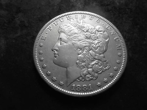 1881 S Morgan Silver Dollar