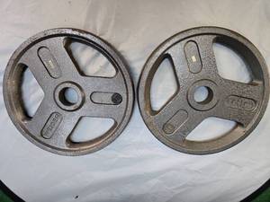 lot 22 image: Lot of Two 35Lbs Weider 2 Weight Plates (Total of 70LbS)
