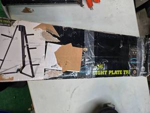 lot 26 image: Weight plate Storage rack (New in the Box)