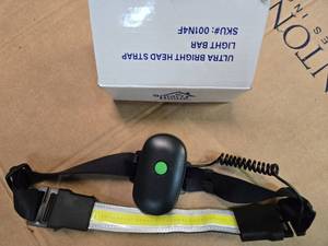 lot 35 image: Lot of 3 Ultra Bright Head Strap Light Bars (New)