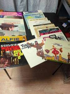 lot 32 image: Collection of 15 Vintage Vinyl Records - Soundtracks and More