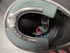 lot 54 image: Vintage DOT Motorcycle Helmet with Interior Padding