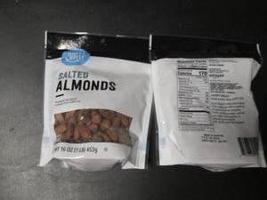 lot 86 image: Salted Almonds 16 oz (1 lb) - Roasted & Sea Salted 2 Pack