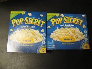 lot 100 image: Pop Secret Butter Popcorn - 12 Snack Size Bags (2 Boxes)