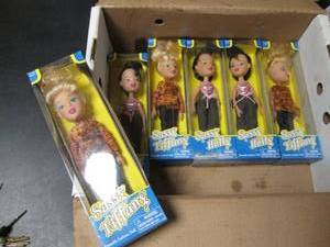 lot 103 image: Collection of 6 Sassy Tiffany and Holly Fashion Dolls