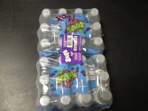 lot 104 image: Pack of 24 Splash Grape Flavored Water Beverages