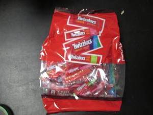 lot 109 image: Twizzlers Strawberry Candy - 2 lb 3.65 oz Bag