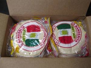 lot 111 image: Box of 12 La Banderita Soft Taco Flour Tortillas